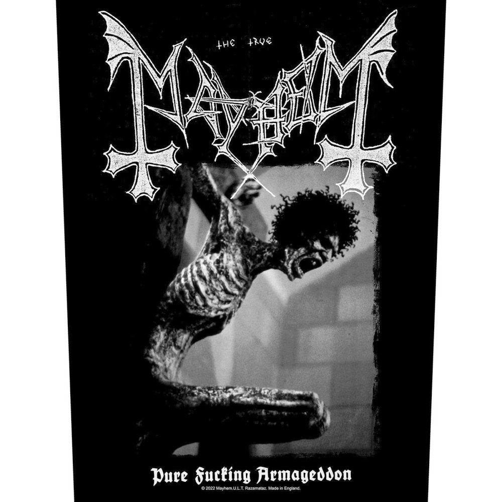 Mayhem - Pure Fucking Armageddon Patch arrière - Noir